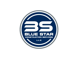 Blue Star Construction Services LLC logo design by Janee