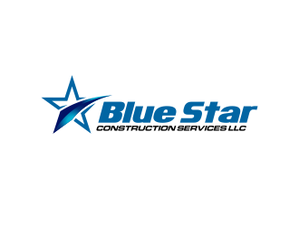 Blue Star Construction Services LLC logo design by ingepro