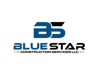 Blue Star Construction Services LLC logo design by ingepro