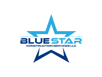 Blue Star Construction Services LLC logo design by ingepro