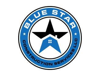 Blue Star Construction Services LLC logo design by lexipej