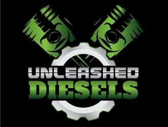 Unleashed Diesels logo design by d1ckhauz