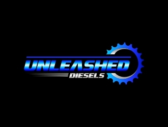 Unleashed Diesels logo design by WoAdek