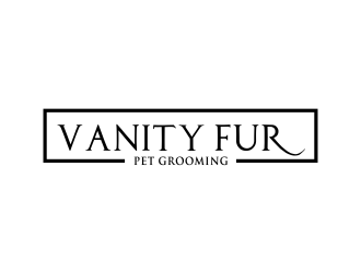 Vanity Fur pet grooming logo design by afra_art