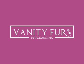 Vanity Fur pet grooming logo design by afra_art
