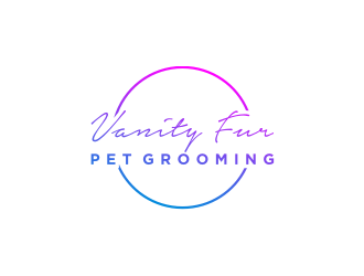 Vanity Fur pet grooming logo design by bricton
