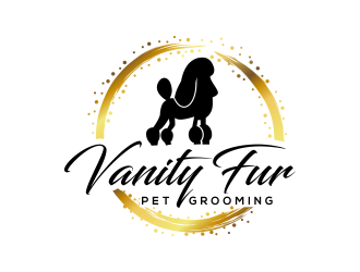 Vanity Fur pet grooming logo design by done