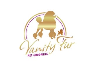 Vanity Fur pet grooming logo design by uttam