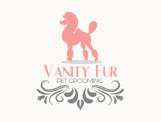 Vanity Fur pet grooming logo design by czars