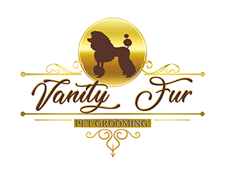 Vanity Fur pet grooming logo design by 3Dlogos