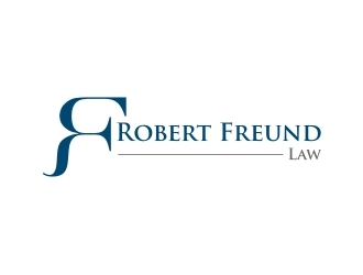 Robert Freund Law logo design by dibyo