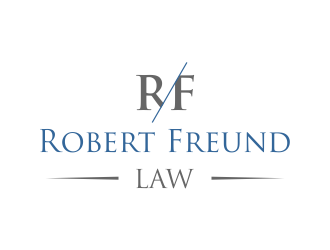 Robert Freund Law logo design by ROSHTEIN