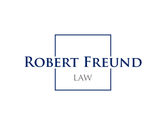 Robert Freund Law logo design by pakNton