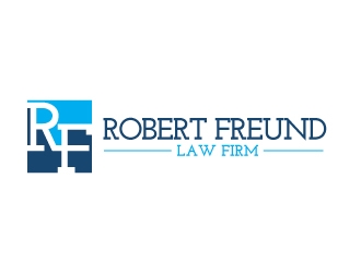 Robert Freund Law logo design by Erasedink