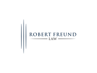 Robert Freund Law logo design by Zhafir