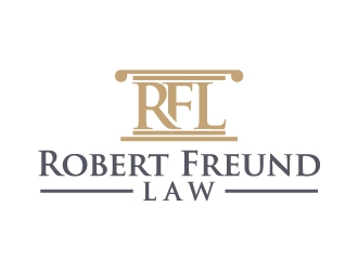 Robert Freund Law logo design by kgcreative