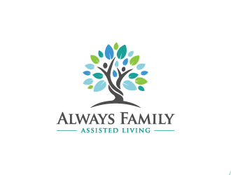 Always Family Assisted Living  logo design by shadowfax