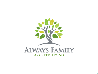 Always Family Assisted Living  logo design by shadowfax