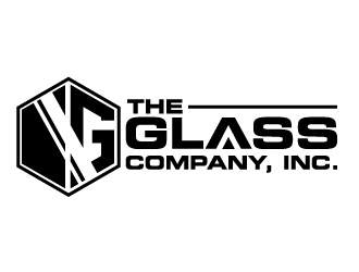 The Glass Company, Inc. logo design by jaize