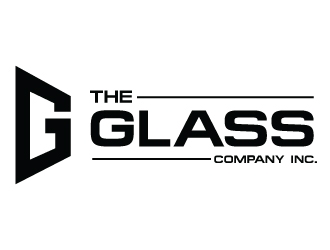 The Glass Company, Inc. logo design by Upoops