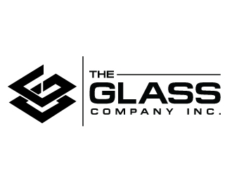 The Glass Company, Inc. logo design by Upoops