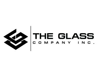 The Glass Company, Inc. logo design by Upoops