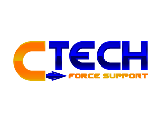CTECH Force Support logo design by fastsev