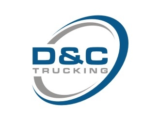 D&C Trucking logo design by sabyan
