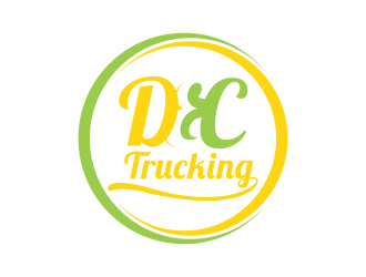 D&C Trucking logo design by qqdesigns