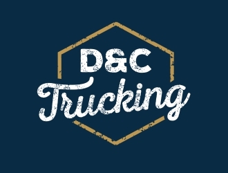 D&C Trucking logo design by stayhumble