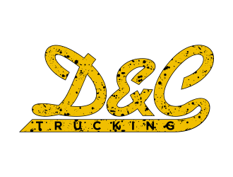 D&C Trucking logo design by qonaah