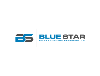 Blue Star Construction Services LLC logo design by asyqh