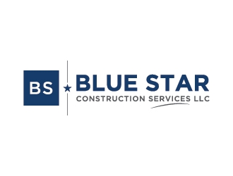 Blue Star Construction Services LLC logo design by Fear