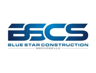 Blue Star Construction Services LLC logo design by sabyan