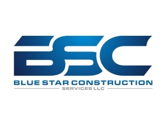 Blue Star Construction Services LLC logo design by sabyan