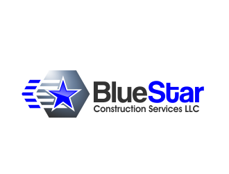 Blue Star Construction Services LLC logo design by AisRafa