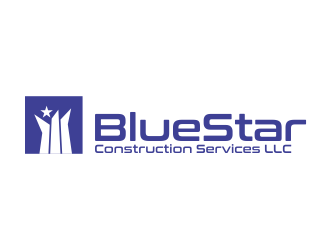 Blue Star Construction Services LLC logo design by AisRafa