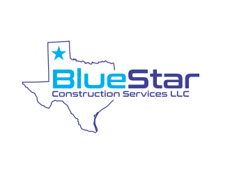 Blue Star Construction Services LLC logo design by AisRafa