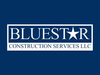 Blue Star Construction Services LLC logo design by kunejo