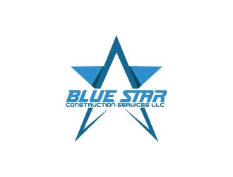Blue Star Construction Services LLC logo design by Mad_designs