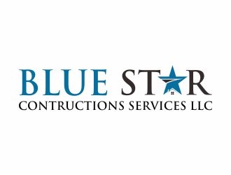 Blue Star Construction Services LLC logo design by 48art