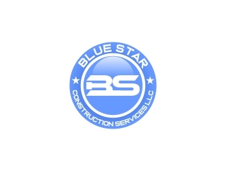 Blue Star Construction Services LLC logo design by MRANTASI