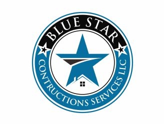 Blue Star Construction Services LLC logo design by 48art