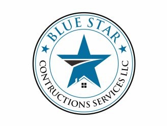 Blue Star Construction Services LLC logo design by 48art