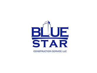 Blue Star Construction Services LLC logo design by Cire