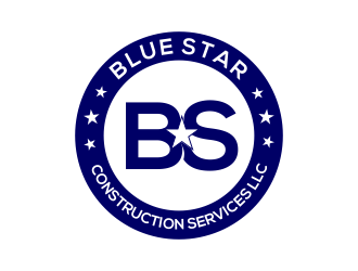 Blue Star Construction Services LLC logo design by done