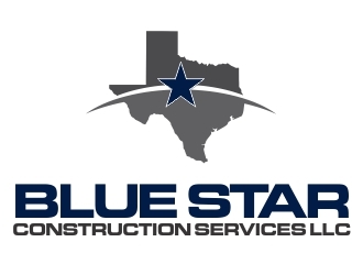Blue Star Construction Services LLC logo design by crearts