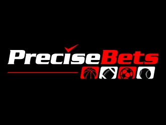 PreciseBets logo design by jaize