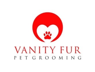 Vanity Fur pet grooming logo design by sabyan