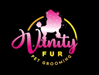 Vanity Fur pet grooming logo design by Mailla